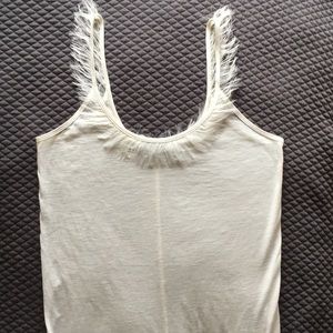 Helmut Lang Fringe Trim Tank